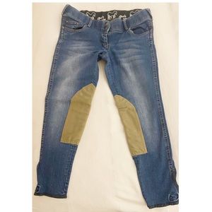 Goode Rider Equestrian Knee Pad Breeches Jeans 30